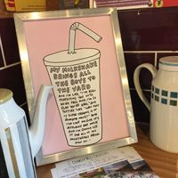 Decor at Eden Cafe in Witney