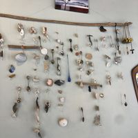 Kiwi wall piece   at Eden Cafe in Witney