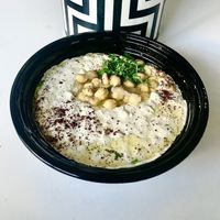 Hummus musabbaha   at Falafil Al Rabiah Al Khadra - Arjan in Dubai