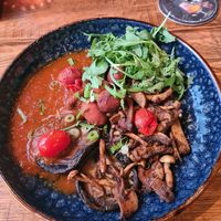 Shoarma van Paddenstoelen at ‘t VeerHuys in Beusichem