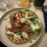 Spring gauffre  at Roots Cafe in Chambery