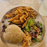 Bao et frites 👌 at Roots Cafe in Chambery