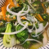 Vegetable Pho with Vegetable Broth at Saigon Bistro in Sterling
