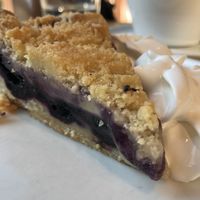 Blueberry pie  at Espresso House - Stortorvet in Oslo