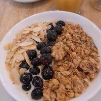 Granola at Cafe on the Mound in Edinburgh