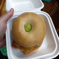 Vegan Breakfast Bagel at Joni in Matlock