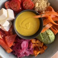 Buddha bowl   at No Monkey Business  in Keswick