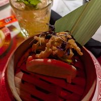 truffle mushroom bao bun! at Blackbird Modern Asian in Jupiter