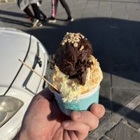   at Gelateria Granola in Marsalforn