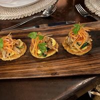 Kasava Flatbread  at Sakti Dining Room in Mambal