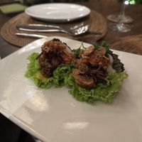 Jackfruit tacos  at Sakti Dining Room in Mambal