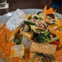 Rotes Curry mit Tofu at Phuong Viet Restaurant in Suessen