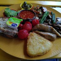 The vegan breakfast at A Pinch of Salt in London