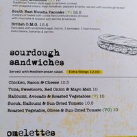 Menu 2 at A Pinch of Salt in London