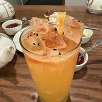 Pretty cocktails   at Silver Dove Afternoon Tea in Boston