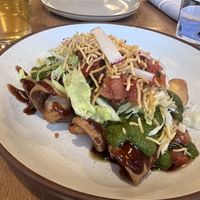 Taquitos de papa chaat (made vegan)  at Indicana  in Spokane