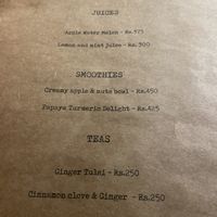   at beMonk Cafe in Rishikesh