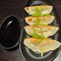 Vegetable gyoza at Zuru Japanese Street Food in Lisbon