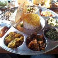 Main course: vegan dal at Babajan in Stockholm