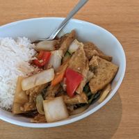 Black pepper tofu at Shisoya Noodles in Vienna