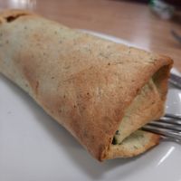 Mexican spicy bean burrito at ASDA Cafe in Broadstairs
