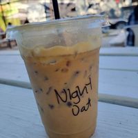 Nightmare on Maple Street with oat milk at Ghoul Coffee Company in Austin