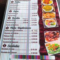 Menu 1 at Restaurante Xe kuku'Aab'aj in San Juan La Laguna