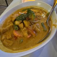 Yellow curry  at Jasmine in Galloway