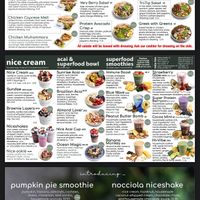 Menu  at Aubergine Kitchen in Mesa