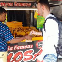 The stall at Penang Famous Samosa in Penang