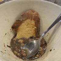 Zuppa contadina di legumi e cereali, talmente buona che ho dimenticato di fare la foto prima di iniziare a mangiare!  at Conzato in Matera