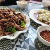 Fried mushrooms with chili flakes at Inch of Grass Vegetarian - 寸草心素食 in Lijiang