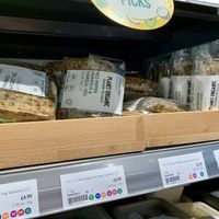 Vegan sandwiches  at Planet Organic - Ealing in West London