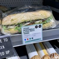Vegan panini at Planet Organic - Ealing in West London