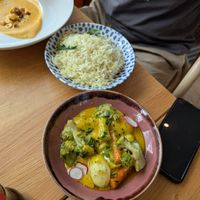 Butternut Soup & Vegetable Curry at Avanti - Le Saint Gervais Hotel & Spa in Saint-gervais-les-bains