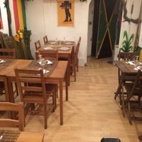 Main room of the restaurant. 16 seats.  at Black Temple Food in Rennes