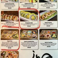 Vegan rolls - both were fresh and good- gluten free tamari available upon request.  at Iwa Sushi & Grill in Wenatchee