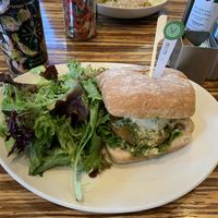 Vegan chimichurri sandwich at LYFE Kitchen - River North in Chicago