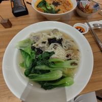 Wonton soup noodles at Shanyun Shu Vegan Restaurant - 尚韵樹 in Shenzhen