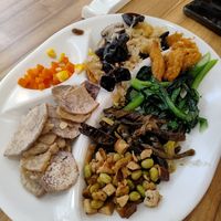 Working plate at Shanyun Shu Vegan Restaurant - 尚韵樹 in Shenzhen