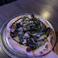 Vegan pizza without the cheese at Gaines Street Pies in Tallahassee