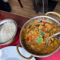 Vegan melange legumes  at Raj Mahal in Besancon