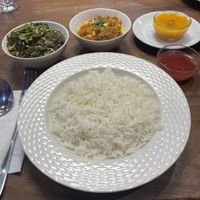 Palak Tofu and Tofu Curryy  at Apna Punjab Cyprus in Nicosia
