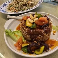 Golden Yam Ring at Nature Vegetarian Delights 大自然素食餐馆 - Bukit Batok in West Singapore