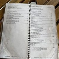 Menu march 2025  at Ganga View Cafe in Rishikesh