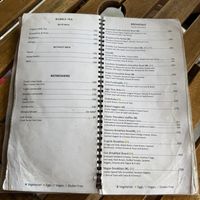 Menu march 2025  at Ganga View Cafe in Rishikesh