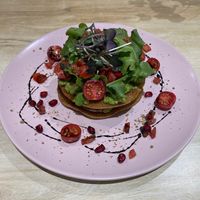 Avocado pancakes  at La Maison in Anjuna