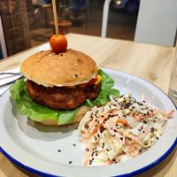 Jackfruit burger at La Maison in Anjuna