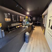 Counter / interior at Izy Coffee Brugge in Bruges