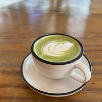 Matcha cappucino  at The butterfly effect. in Chiang Mai